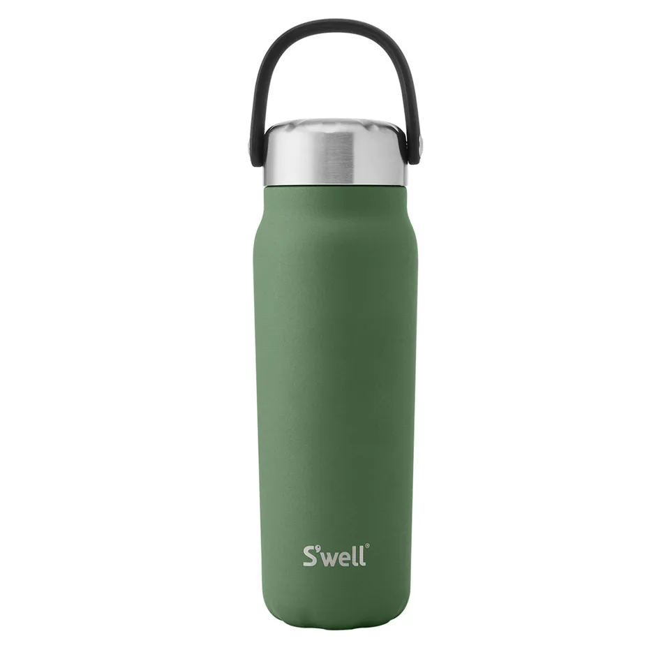 S'well Explorer 24oz termoláhev Green Jasper nerezová