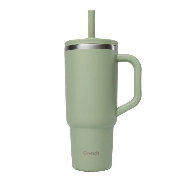 Qwetch Travel Cup termohrnek 900 ml zelený nerezový