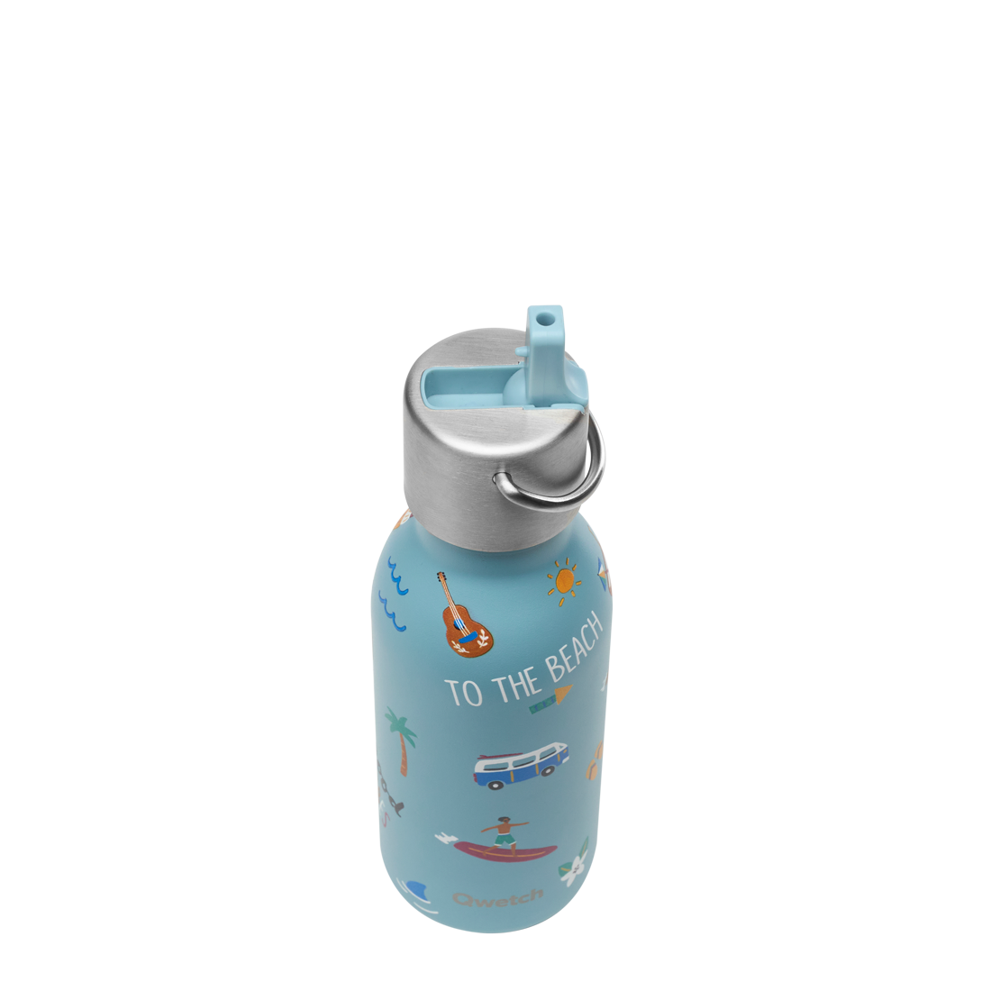 Qwetch Kids Honolulu Bleu termoláhev 350 ml modrá