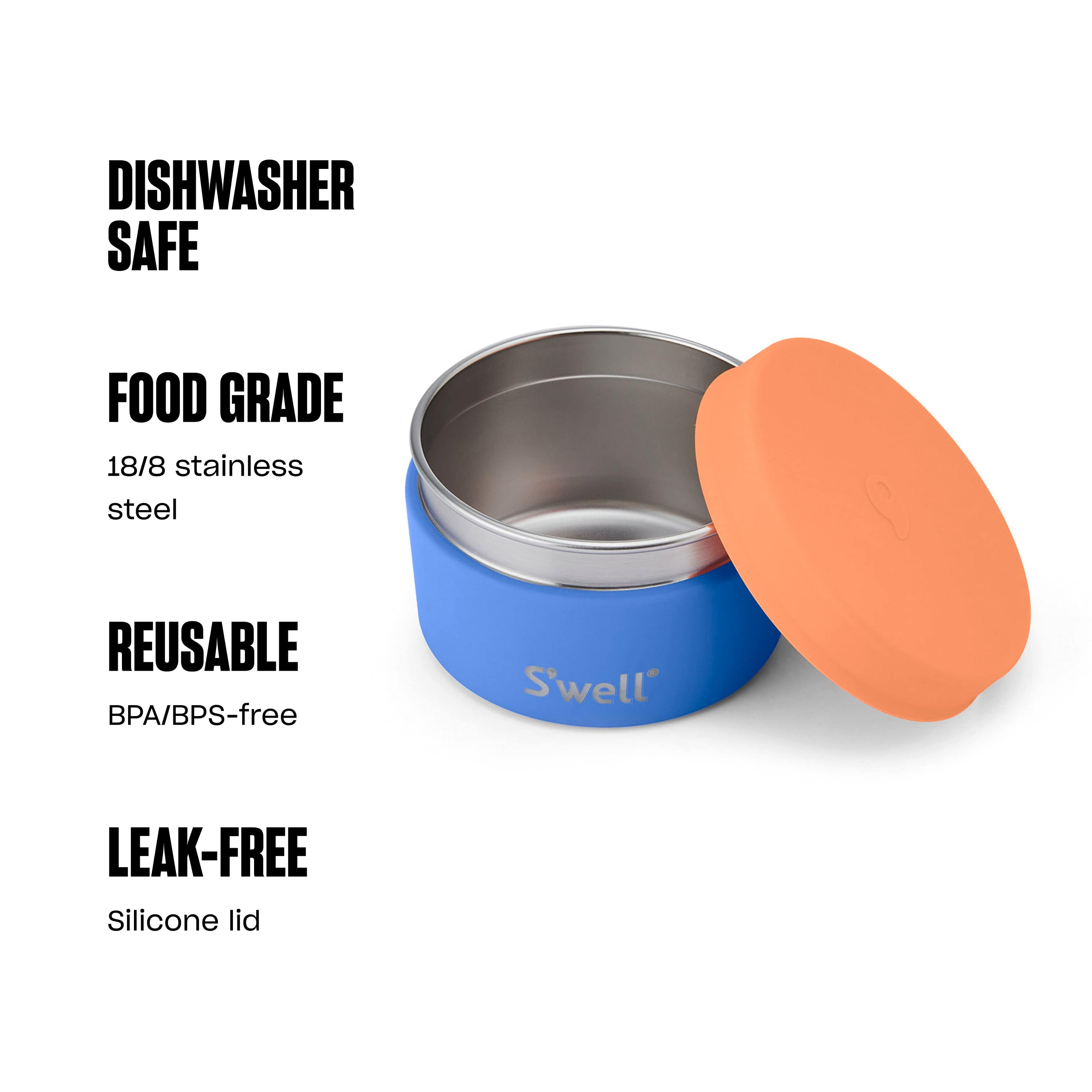 S'well Food Canister 10oz termo dóza Blue Chill 295 ml nerez