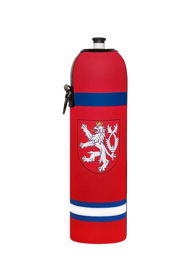 Coolbox Fotbal dres Red 1,0l termoobal na láhev neopren