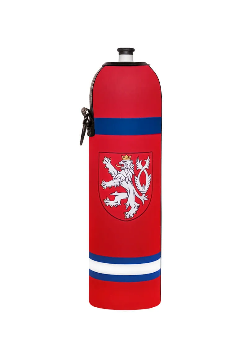 Coolbox Fotbal dres Red 1,0l termoobal na láhev neopren