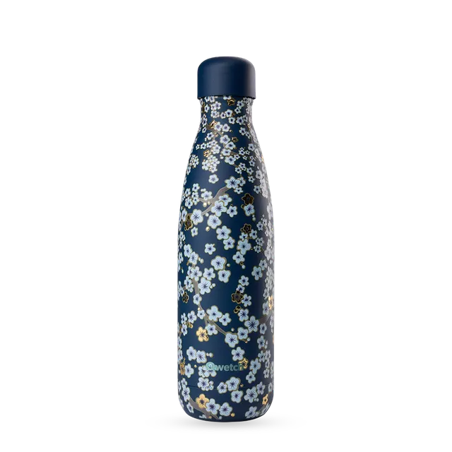 Qwetch Originals Flowers Bleu Nuit termo láhev 500 ml