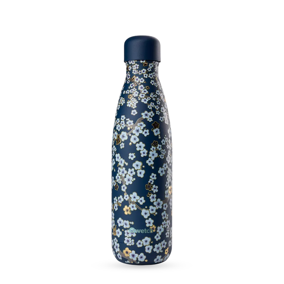 Qwetch Originals Flowers Bleu Nuit termo láhev 500 ml