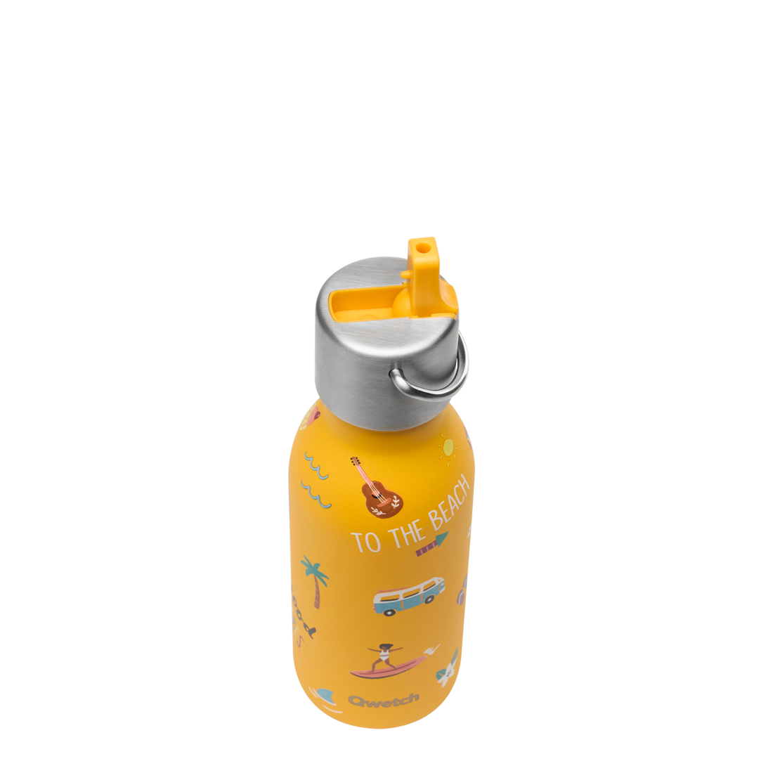 Qwetch Kids Honolulu Curry termoláhev 350 ml vzorovaná