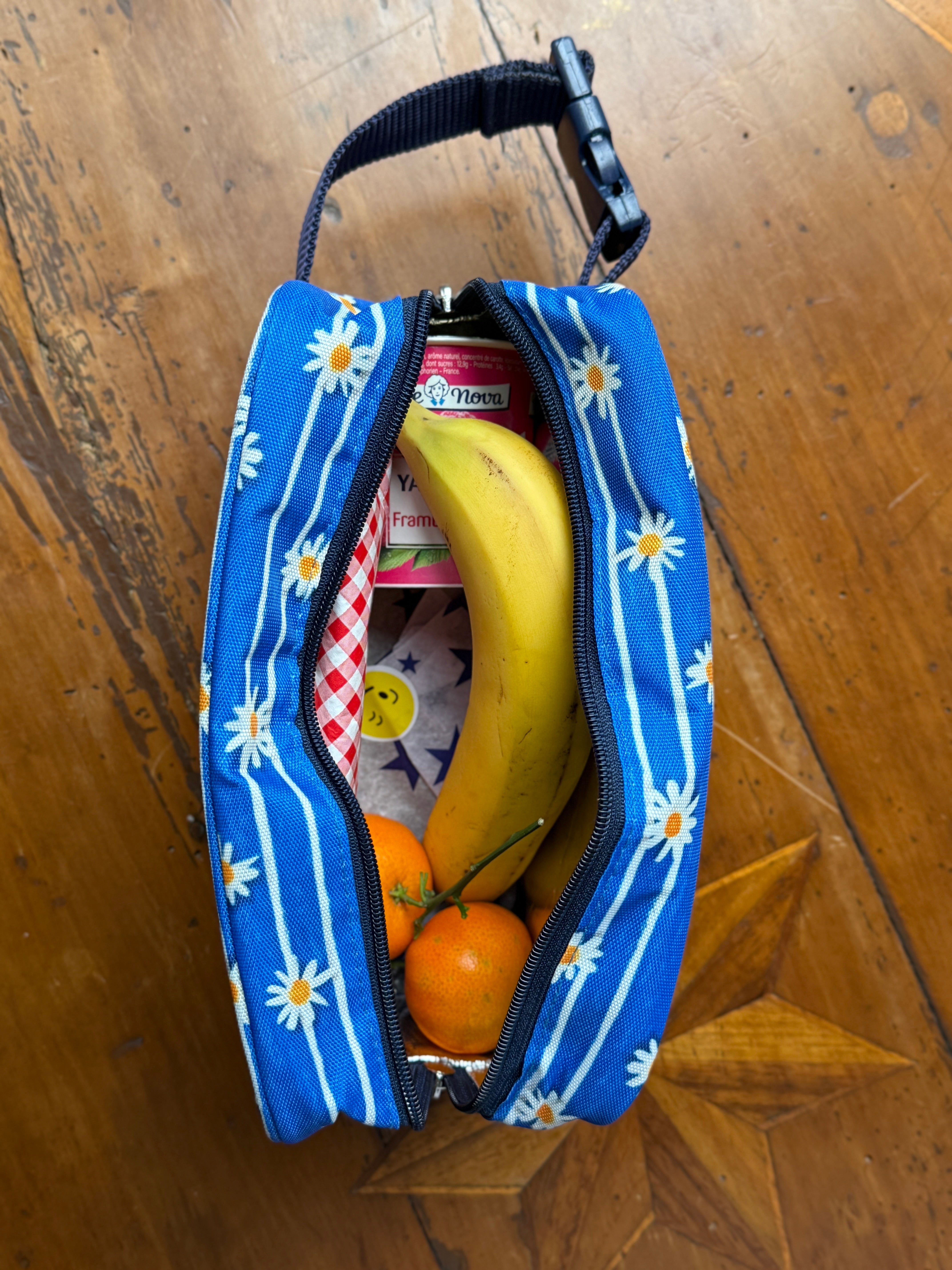 Yumbox Chill svačinová taška Daisy Stripes s vložkami