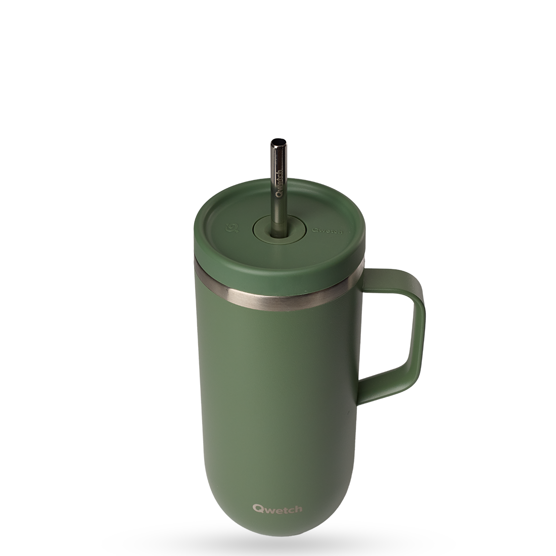 Qwetch Cold Cup Matt Kaki termohrnek 600 ml s uchem