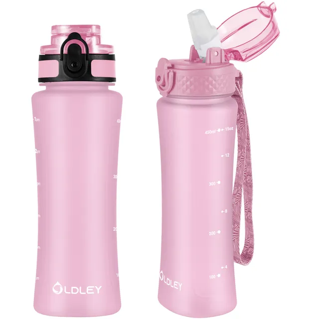 OLDLEY 15oz Dual Lid lahev Classic Pink 440 ml plast
