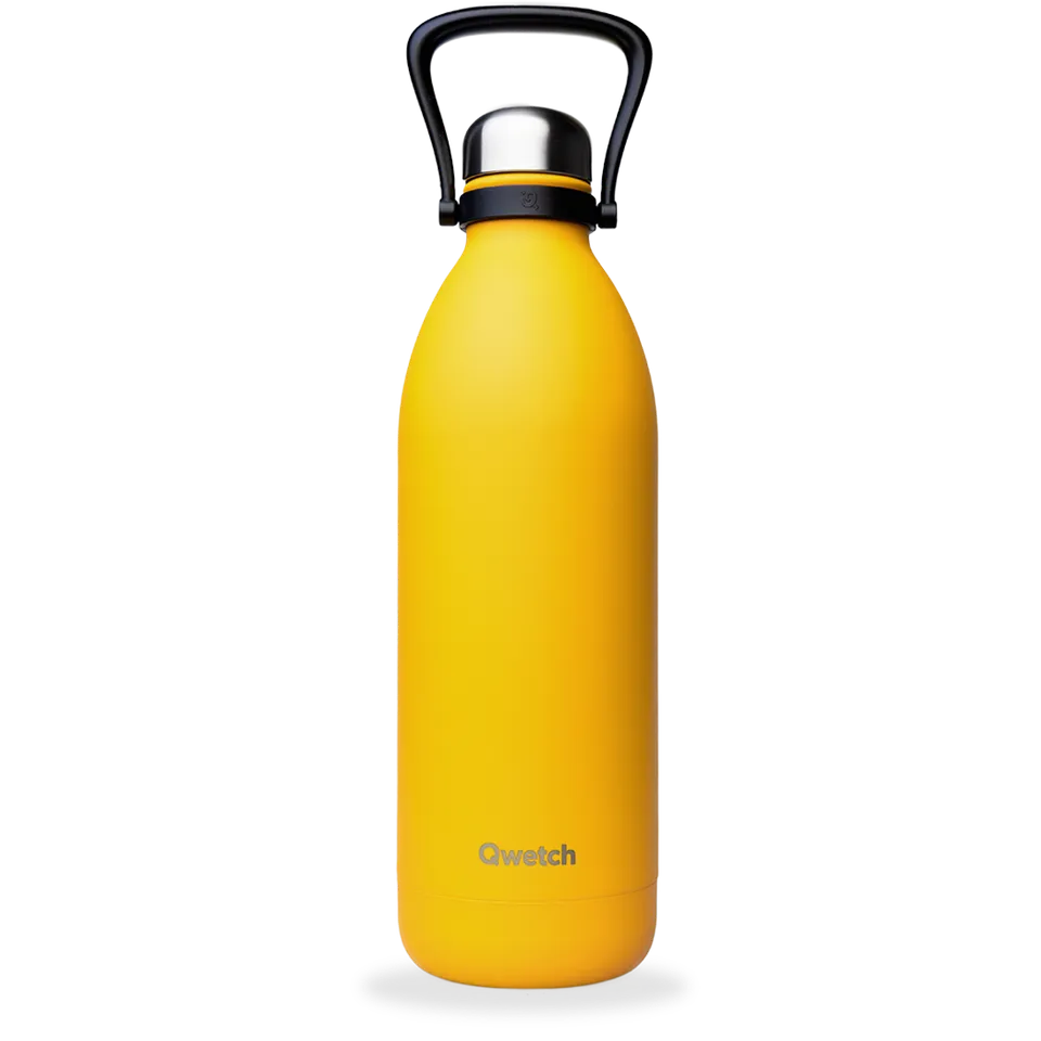 Qwetch Titan termoláhev 1,5 l mat curry s držadlem